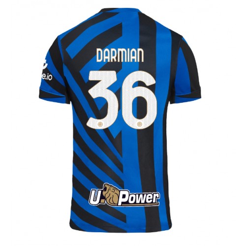 Pánský Fotbalový dres Inter Milan Matteo Darmian #36 2024-25 Domácí Krátký Rukáv